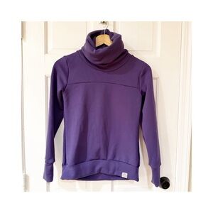 Corbeaux Stay cozy by the Fireside Purple Turtleneck Pullover XS